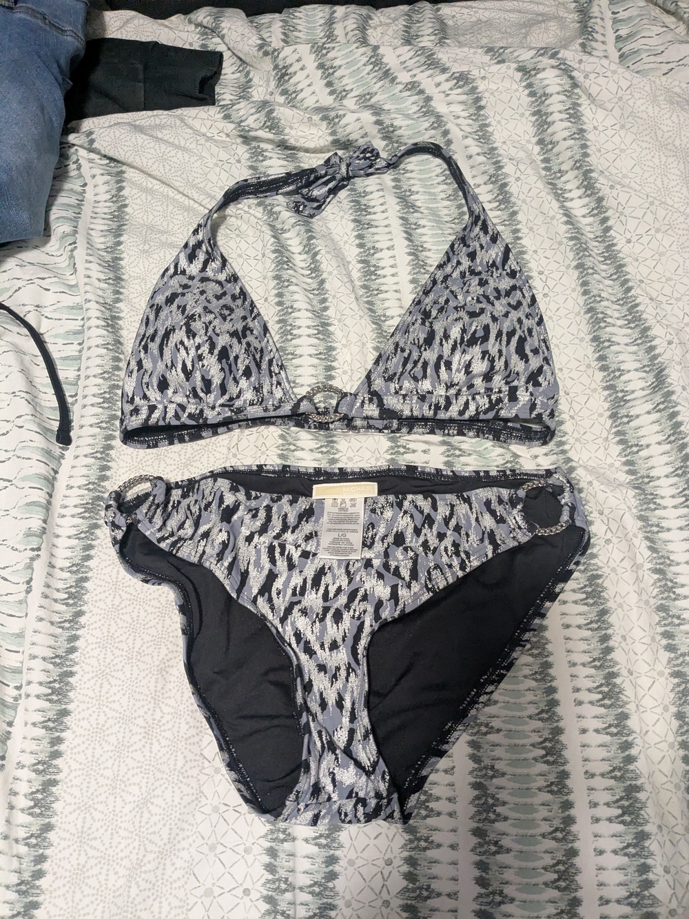 Michael Kors Animal Print Bikini Set